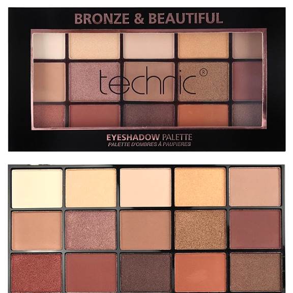 Bronze Beautiful Technic Eye Shadows