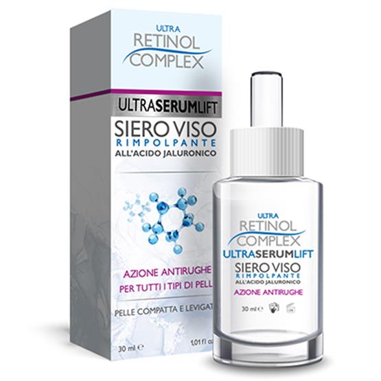 RETINOL-COMPLEX- FACE SERUM WITH HYALOURONIC ACID 30MLMADE-IN-ITALY-