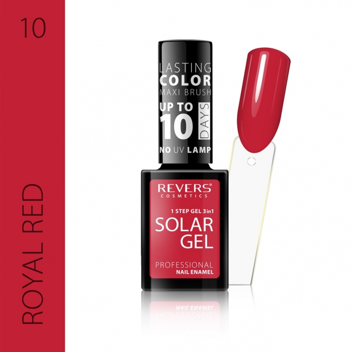 REVERS COSMETICS SOLAR GEL 3 IN 1 - No 10 ROYAL RED